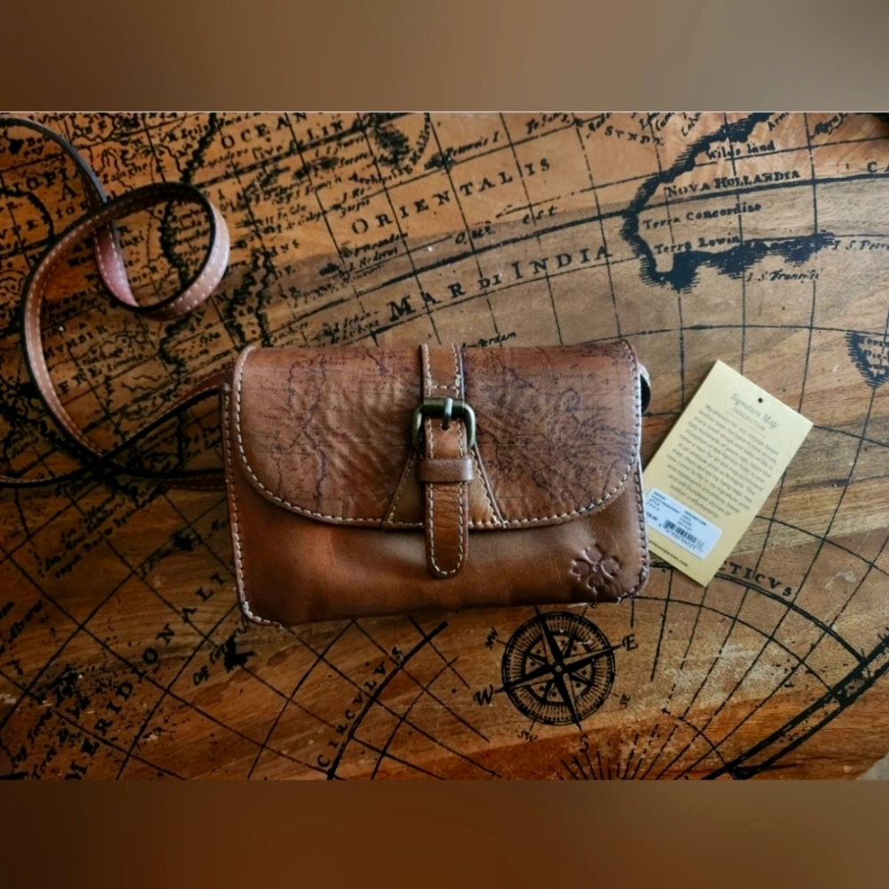 Patricia Nash | Signature Print Riot Rust Lanza Crossbody Bag